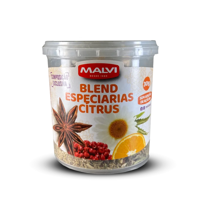BLENDS CHÁS ESPECIARIAS CITRUS